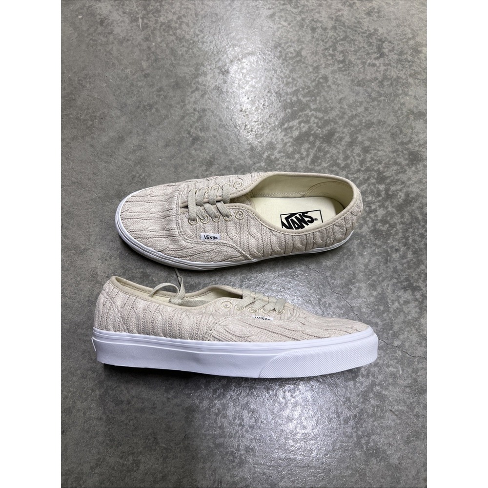 Vans Authentic Knit Shoes Turtle Dove VN000EGADJR Mens Size 11 NEW